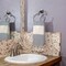 Deerlux 100% Cotton Turkish Set of 2 Hand Towels and Set of 2 Bath Towels, Diamond Peshtemal